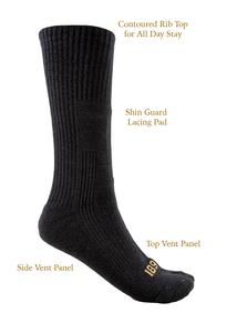 Black Boot Socks (3pk)