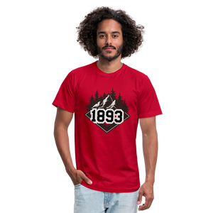 Unisex Jersey T-Shirt by Bella + Canvas - red