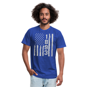 Unisex Jersey T-Shirt by Bella + Canvas - royal blue