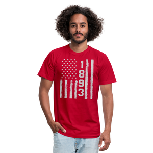 Unisex Jersey T-Shirt by Bella + Canvas - red