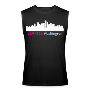 Seattle Men’s Performance Sleeveless Shirt - black