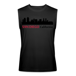 San Diego Men’s Performance Sleeveless Shirt - black